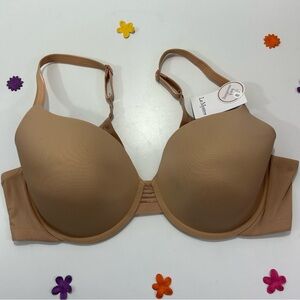 Le Mystere Natural Second Skin Back-Smoothing Bra 40D NWT